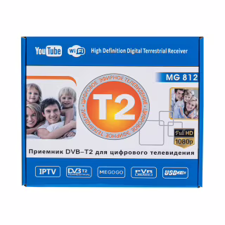 ТВ-тюнер DVB-T2 Megogo MG812 (металлический корпус)