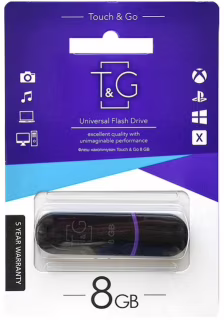 USB флеш накопичувач T&G серія 8GB/ TG012 (Гарантія 3 роки)