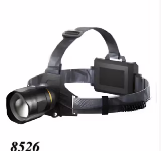 Налобный фонарь Bailong BL-8075-2-GT100, 2x18650, zoom, ЗУ microUSB