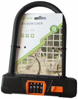 Вело-МОТО замок Кодовий U-Lock FEIRI 1825 /великий/ товщина дуги 15 мм