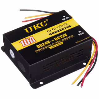 Преобразователь напряжения UKC DC/DC 24V → 12V, 10A (3386)