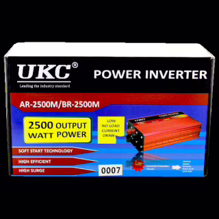 Інвертор перетворювач UKC AC/DC AR 2500W 24V, 4820