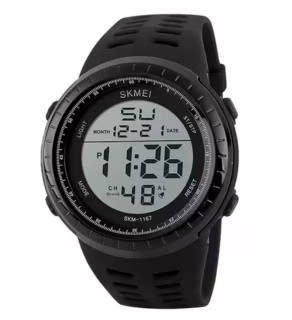 Часы наручные SKMEI 1167BK, BLACK, 6015