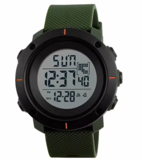 Годинники наручні SKMEI 1213AG, ARMY GREEN BIG SIZE, 9736