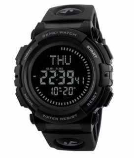 Годинники наручні SKMEI 1290BK, ЧОРНИЙ, Компас, 9743