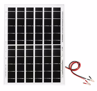 Солнечная панель 18V 10W, 235 × 350 × 17 мм