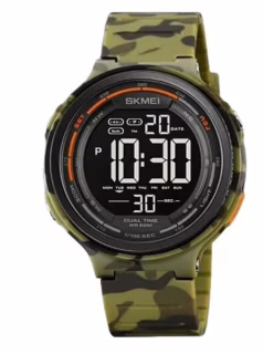 Часы наручные SKMEI 1841CMGN, ARMY GREEN CAMO 9773