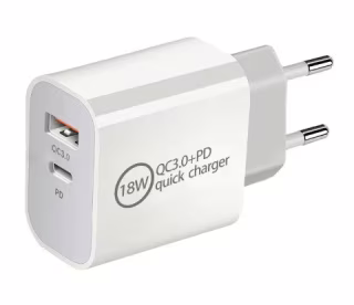 СЗУ Мережева зарядна пристрій USB x 1 PD x 1 A113 QC3.0 20W
