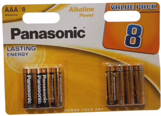 Батарейка Panasonic LR3 (AAA) Alkaline 8 шт.