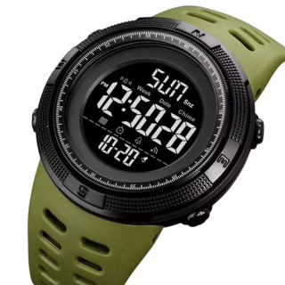 Годинники наручні SKMEI 2070AGWT, ARMY GREEN-BLACK, 9304