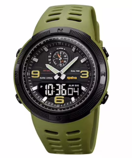 Годинники наручні SKMEI 5561/1655AGBK, ARMY GREEN-BLACK, УКРАЇНА, 10631