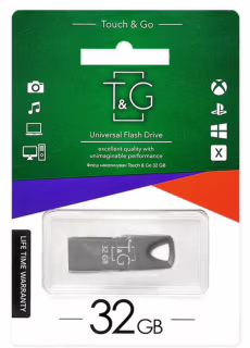 USB флеш накопитель T&G метал серия 32GB/ TG117 (Гарантия 3года)