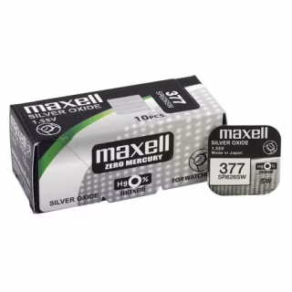 Батарейка Maxell 377 (AG4, SR626SW) 1.55V