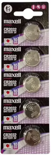 Батарейки-таблетки Maxell CR2032