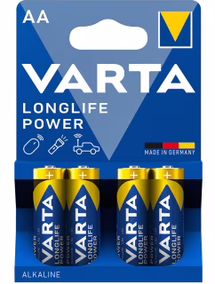 Батарейка Varta LR6 (AA) Longlife Power Alkaline 4 шт.
