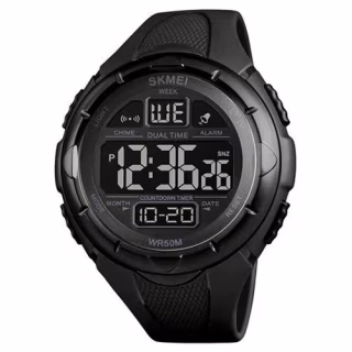 Годинники наручні SKMEI 1656BK, ЧОРНИЙ, 9769