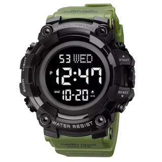 Годинники наручні SKMEI 1968AG, ARMY GREEN, 9299