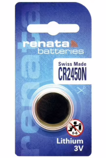 Батарейки-таблетки Renata CR2450N / 3V / 1 шт. на блістері