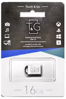 USB флеш накопичувач T&G метал серія 16GB/ TG107 (Гарантія 3 роки)