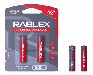 Акумулятор Rablex HR3/AAA Ni-MH 600mAh 1.2V 1 шт.