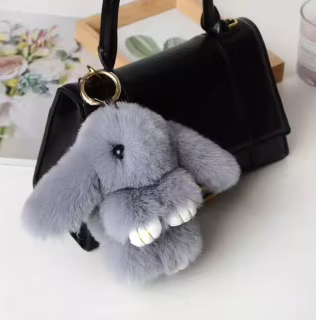 Релок из меха «Кролик» 14 см
