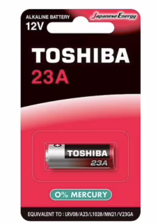 Батарейка Toshiba 23A 12V (блистер 1 шт.)