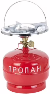Газовый комплект: туристическая плита + газовый баллон 5 л