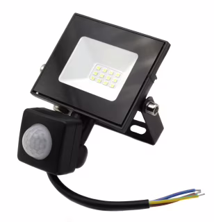 Светодиодный прожектор NeoMax NX10 10W LED IP65 6500K, с датчиком движения