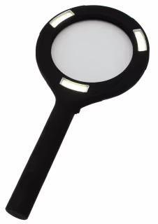 Лупа з підсвіткою Magnifier 419, COB, 82 мм
