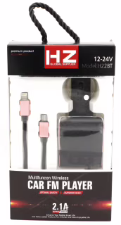 FM Модулятор для Авто HZ H22BT, Bluetooth, MP3, USB, AUX