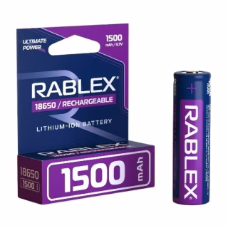 Аккумулятор Rablex 18650 Li-ion 1500mAh 3.7V