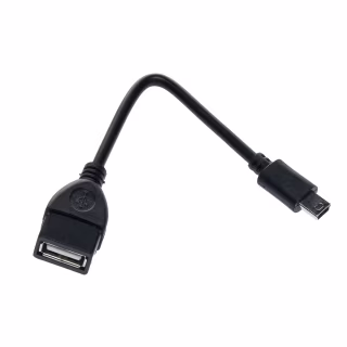 Переходник USB - Mini USB, черный (4756)