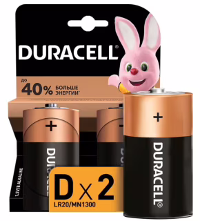Батарейка Duracell LR20 (D) Alkaline