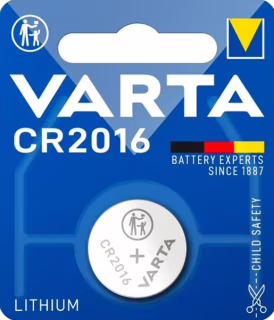 Батарейки-Таблетки Varta CR2016 / 3V блістер 1шт.