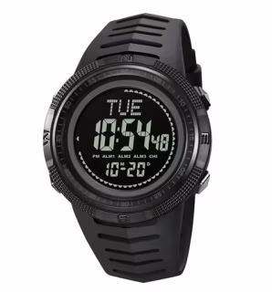 Часы наручные SKMEI 2147BKBK, BLACK-BLACK, Compass, 10321
