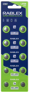Батарейка Rablex LR59 (AG2) 1.5V New Design