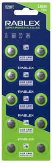 Батарейка Rablex LR41 (AG3) 1.5V New Design