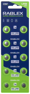 Батарейка Rablex LR66 (AG4) 1.5V New Design