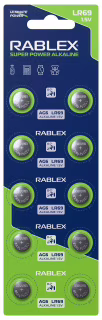 Батарейка Rablex LR69 (AG6) 1.5V New Design
