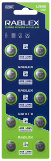 Батарейка Rablex LR45 (AG9) 1.5V New Design