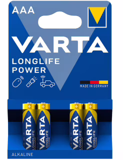 Батарейка Varta LR3 (AAA) Longlife Power Alkaline 4 шт.
