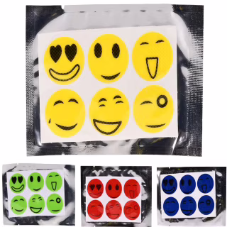Наклейки від комарів і комах дитячі "Smile" 6 шт./л (до 72 годин) MH-5155