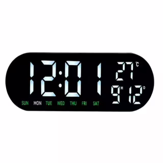 Годинник електронний VST-913-6, білий, температура, USB