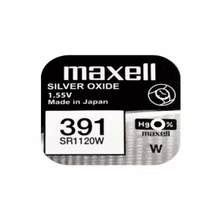 Батарейки-Таблетки Maxell 391 / SR1120W