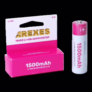 Акумулятор Arexes Li-ion 18650 3.7v 1500mah