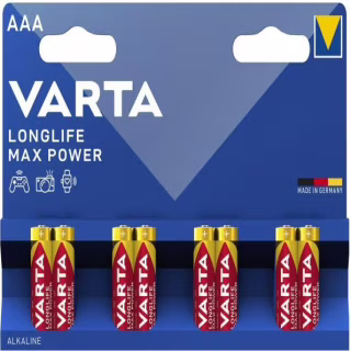 Батарейка Varta MAX POWER LR3/AAA/ АЛКАЛЬНА