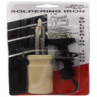 Паяльник Soldering iron WD-42 / Soron 40W з тонким жалом, дерев'яна ручка