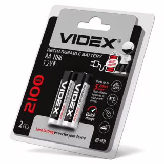 Акумулятор VIDEX HR6 AA Ni-MH 2100mAh 1.2V 1 шт.