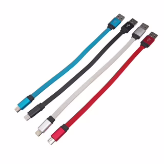 Кабель USB - MicroUSB короткий 20 см