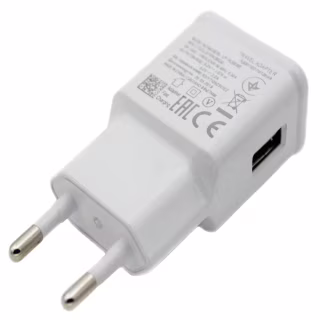 Сетевое зарядное устройство Samsung (1xUSB, 2A), Белый